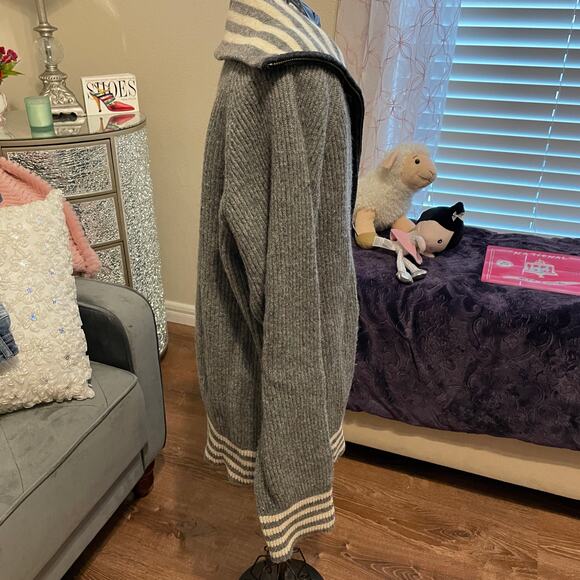 East West Lambswool 1/2 Zip Sweater - Picture 2 of 10